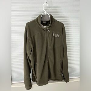 Mountain Hardware Men's Green Full Zipper